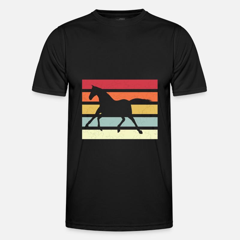 Rayures de cheval T-shirt sport Homme