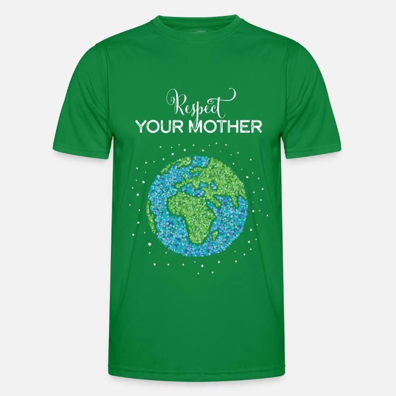 Mutter Erde Umwelt KlimaUmweltschutz Männer Funktions-T-Shirt