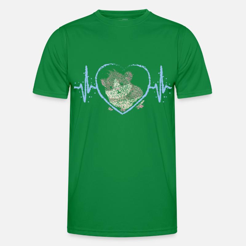 Cochon d’Inde Heartbeat Cochon d’Inde T-shirt sport Homme
