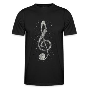 Chor Musikverein Musician Teacher Musician - Men's Functional T-Shirt - black - Front - AI Model Male 178 dark (178cm)