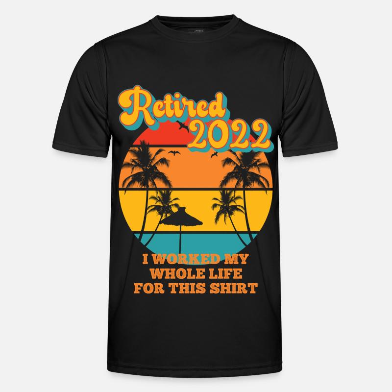 Retired 2022 Männer Funktions-T-Shirt