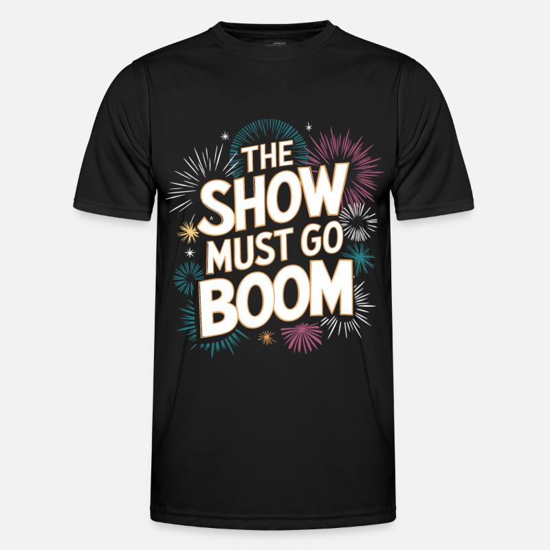 Pyrotechnics Fireworks Pyrotechnics - Men's Functional T-Shirt - black