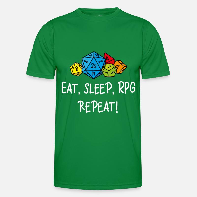 Eat, sleep, RPG, repeat Men's Functional T-Shirt
