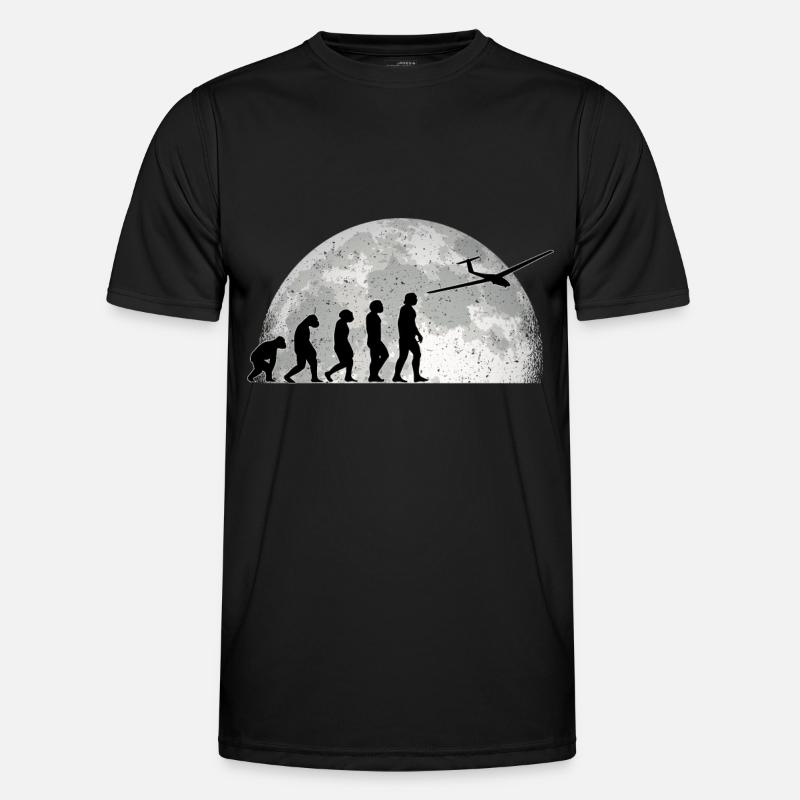 Glider Evolution Moon Glider - Men's Functional T-Shirt - black