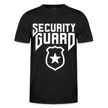 Sécurité de sécurité - T-shirt sport Homme - noir - Devant - AI Model Male 178 dark (178cm)