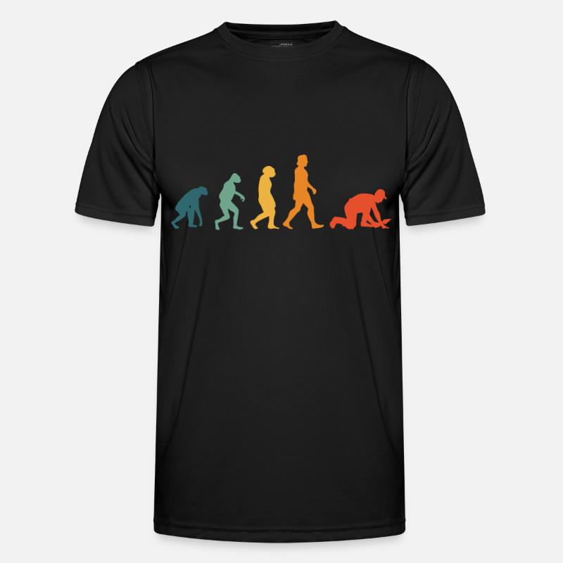 Carreleur Evolution Rétro T-shirt sport Homme