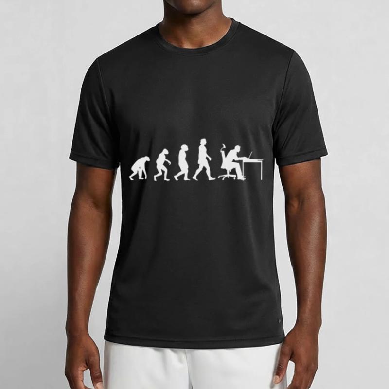 Programmierer Evolution Informatiker Computer Nerd Männer Funktions-T-Shirt