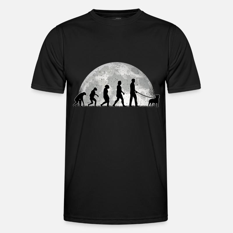 Parson Russell Terrier Evolution Moon Men's Functional T-Shirt