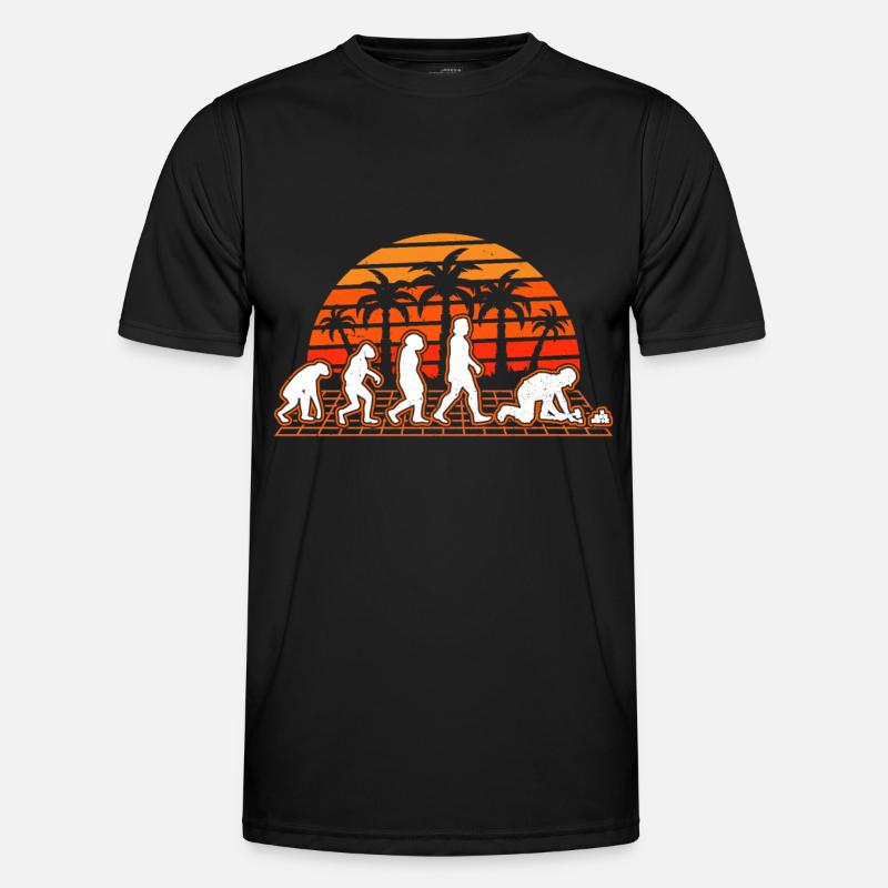 Paver Evolution Sunset Stone setter T-shirt sport Homme