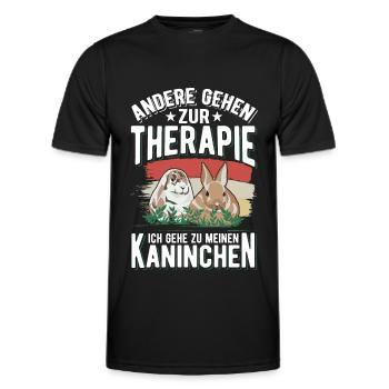 Fliesenleger Therapie Mosaikleger Plattenleger - Männer Funktions-T-Shirt - Schwarz - Vorne - AI Model Male 178 dark (178cm)