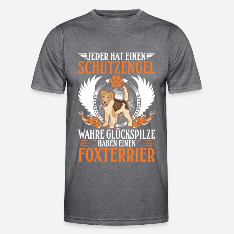 Foxterrier Schutzengel Foxterrier Drahthaar Männer Funktions-T-Shirt