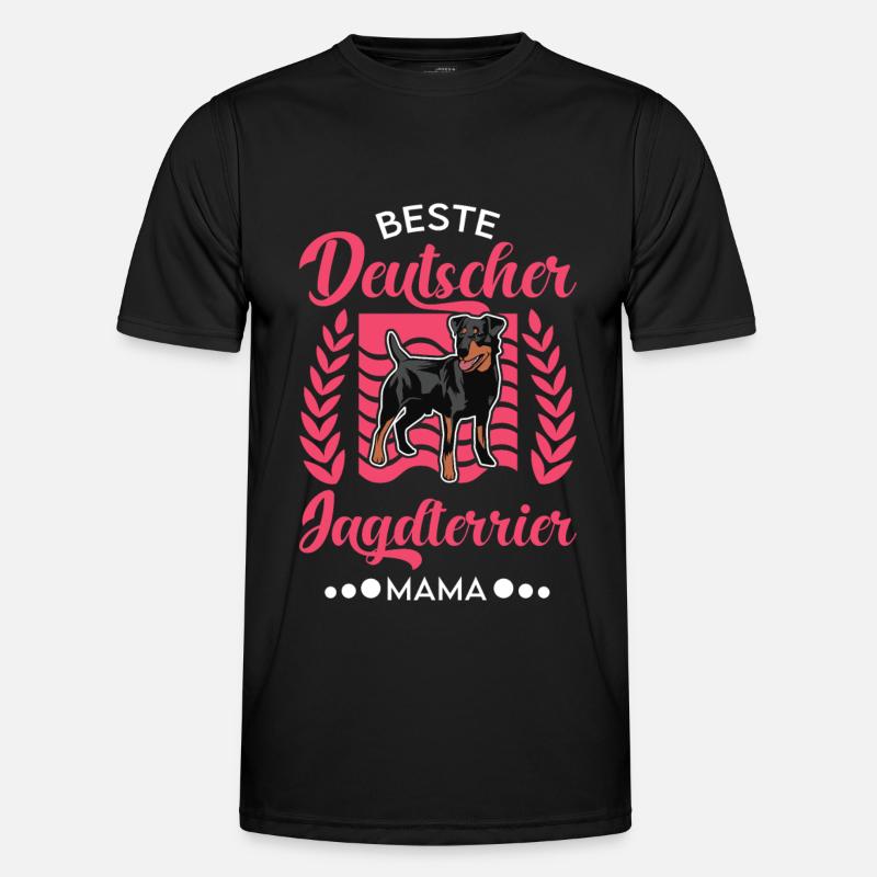Beste Deutscher Jagdterrier Mama Männer Funktions-T-Shirt