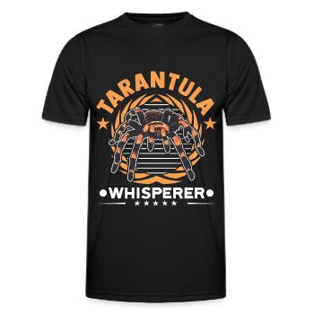 Tarantelflüsterer Tarantula Whisperer - T-shirt sport Homme - noir - Devant - AI Model Male 178 dark (178cm)