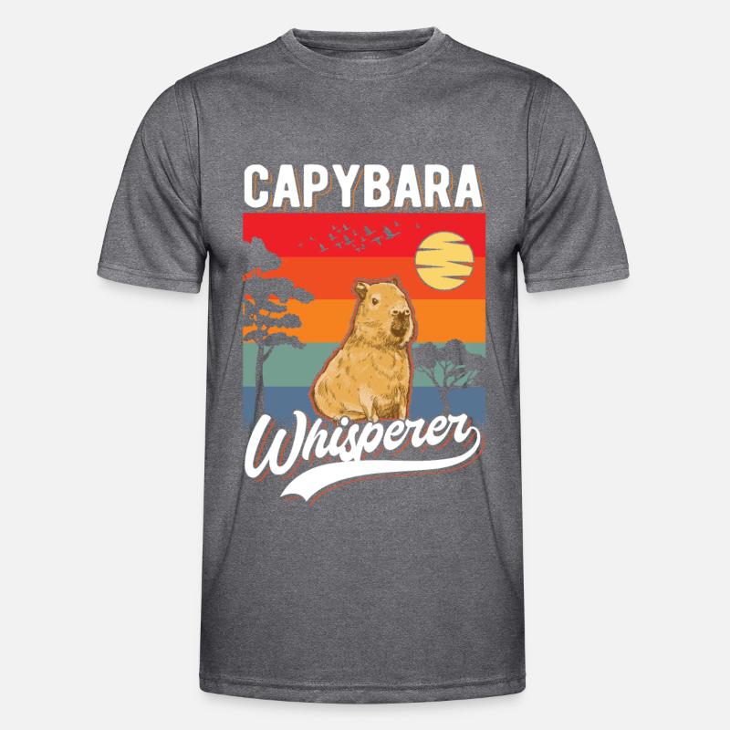 Capybara Flüsterer Capybara Whisperer T-shirt sport Homme