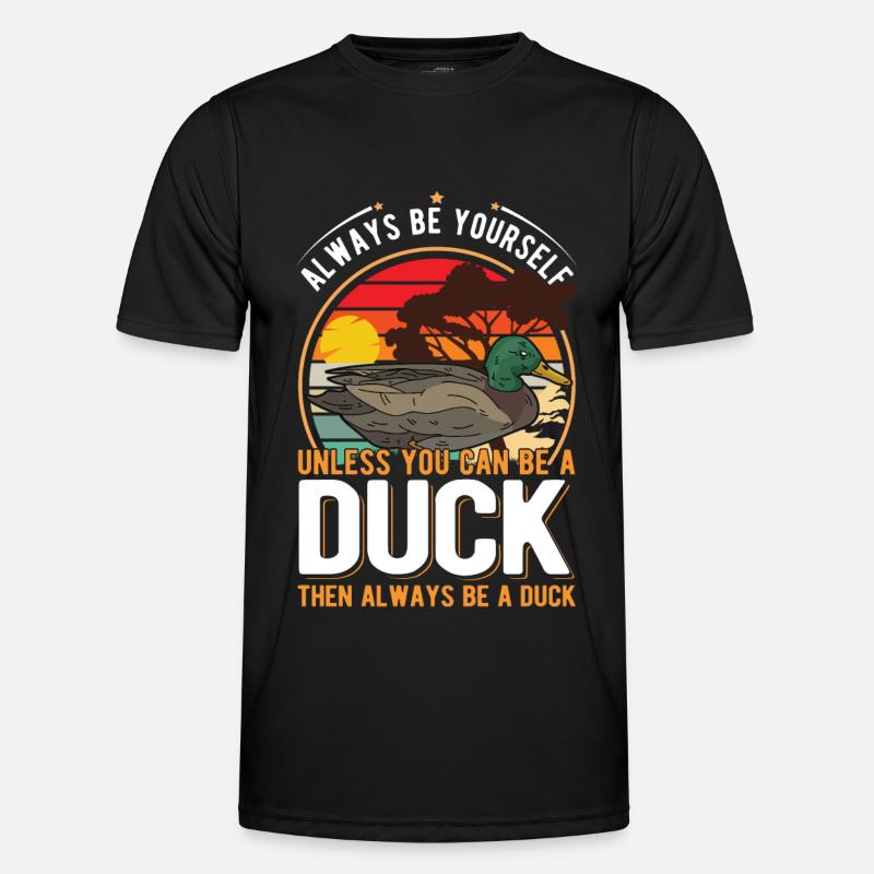 Duck Gift Duck Breeder - Men's Functional T-Shirt - black