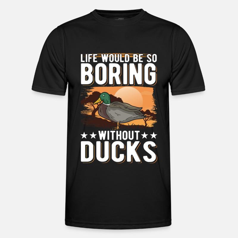 Duck Gift Duck Breeder - Men's Functional T-Shirt - black