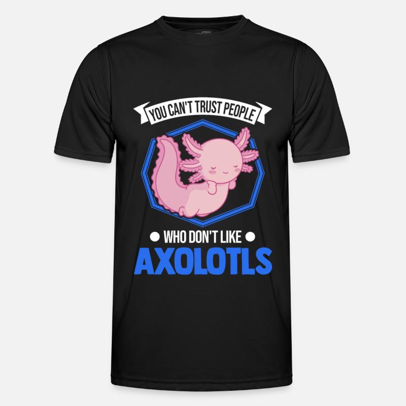 Axolotl Gift Tail Lurch Axolotl Men's Functional T-Shirt