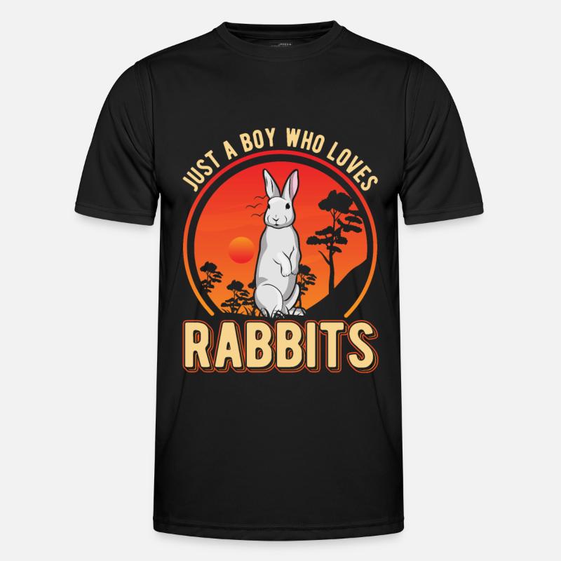 Rabbit Young Rabbit Rabbit - Men's Functional T-Shirt - black