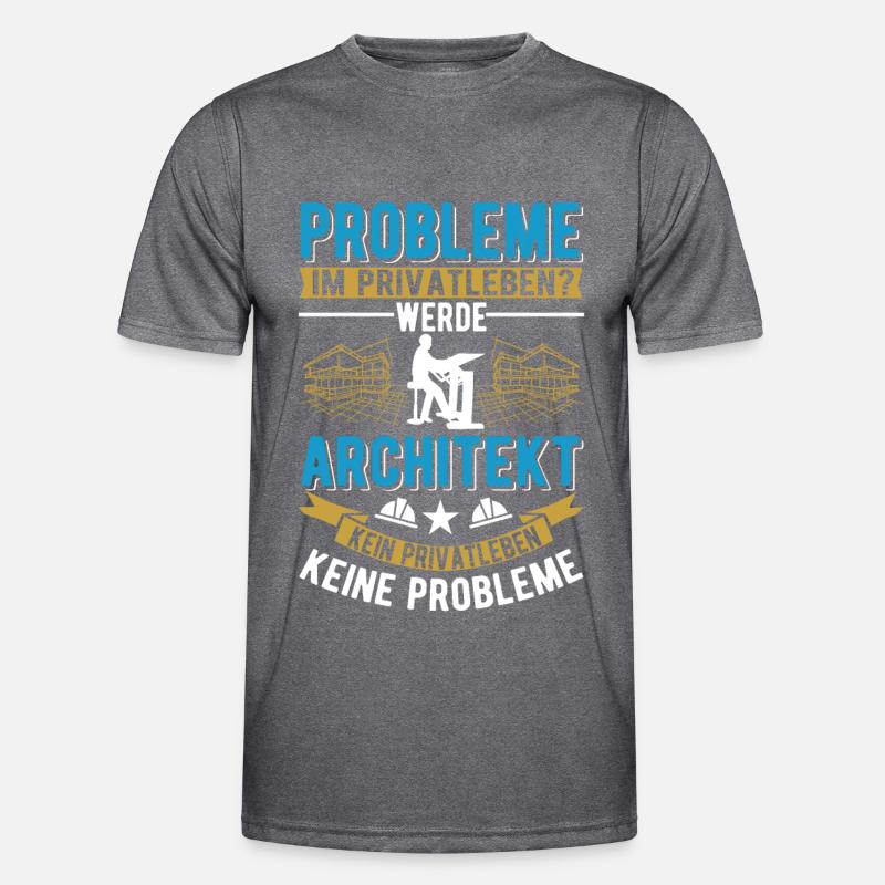 Architect Gift Interior Designer Architecture Men's Functional T-Shirt