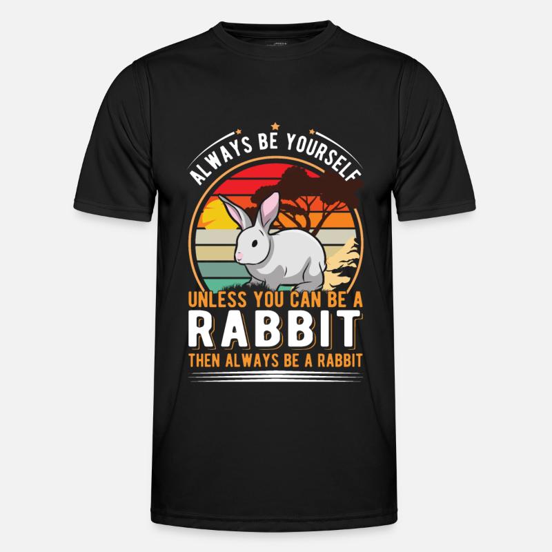 Rabbit Rabbit Rabbit Rabbit - Men's Functional T-Shirt - black