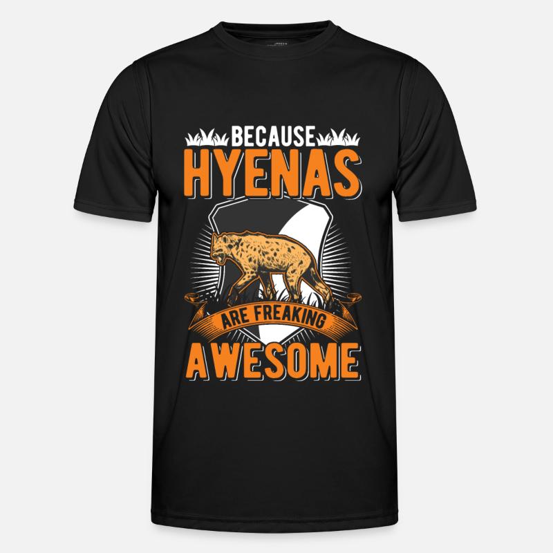 Hyäne Geschenk Erdwolf Hyena Männer Funktions-T-Shirt