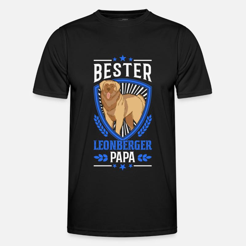 Bester Leonberger Papa Männer Funktions-T-Shirt