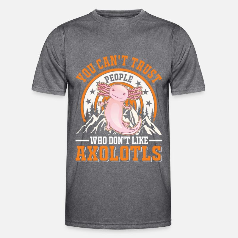 Axolotl Gift Tail Lurch Men's Functional T-Shirt