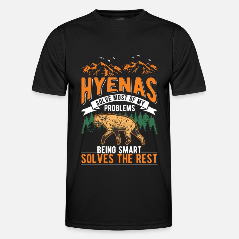 Hyäne Geschenk Erdwolf Hyena Männer Funktions-T-Shirt