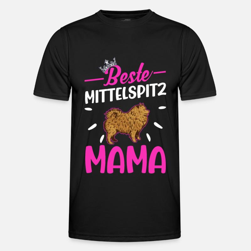 Beste Mittelspitz Mama Männer Funktions-T-Shirt