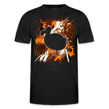 Dodo - Men's Functional T-Shirt - black - Front - AI Model Male 178 dark (178cm)