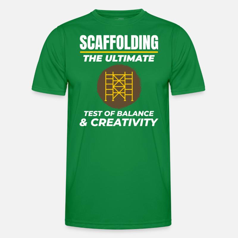 Scaffolder Scaffold Builder Scaffolding Platform Men's Functional T-Shirt