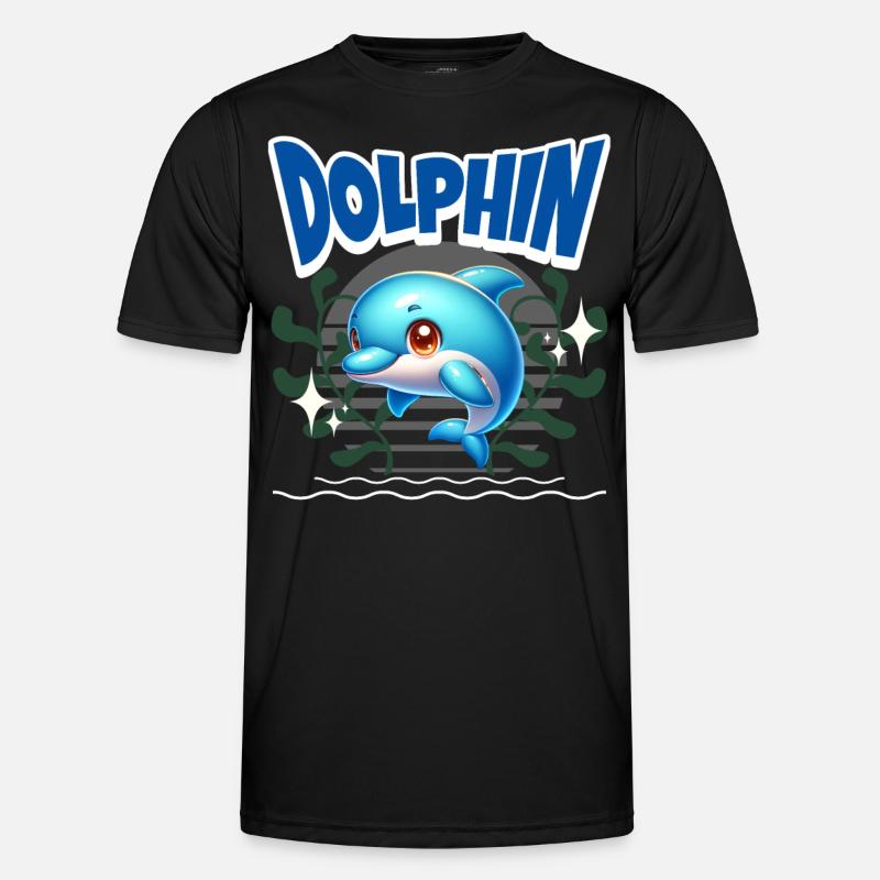 Dolphin - Men's Functional T-Shirt - black