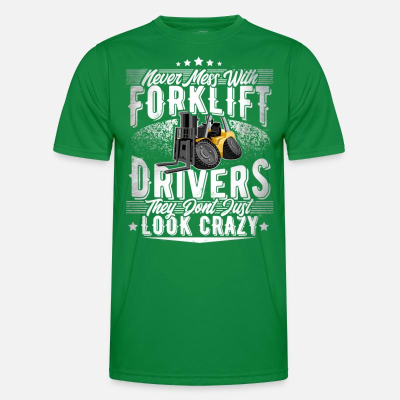 Staplerfahrer Männer Funktions-T-Shirt