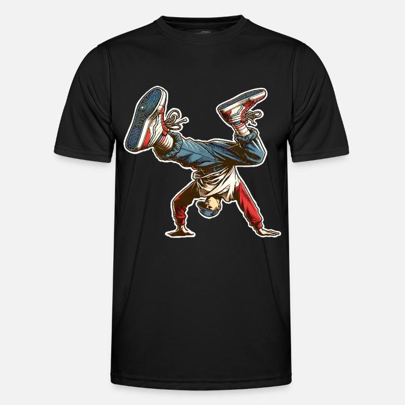 Breakdancing - Men's Functional T-Shirt - black