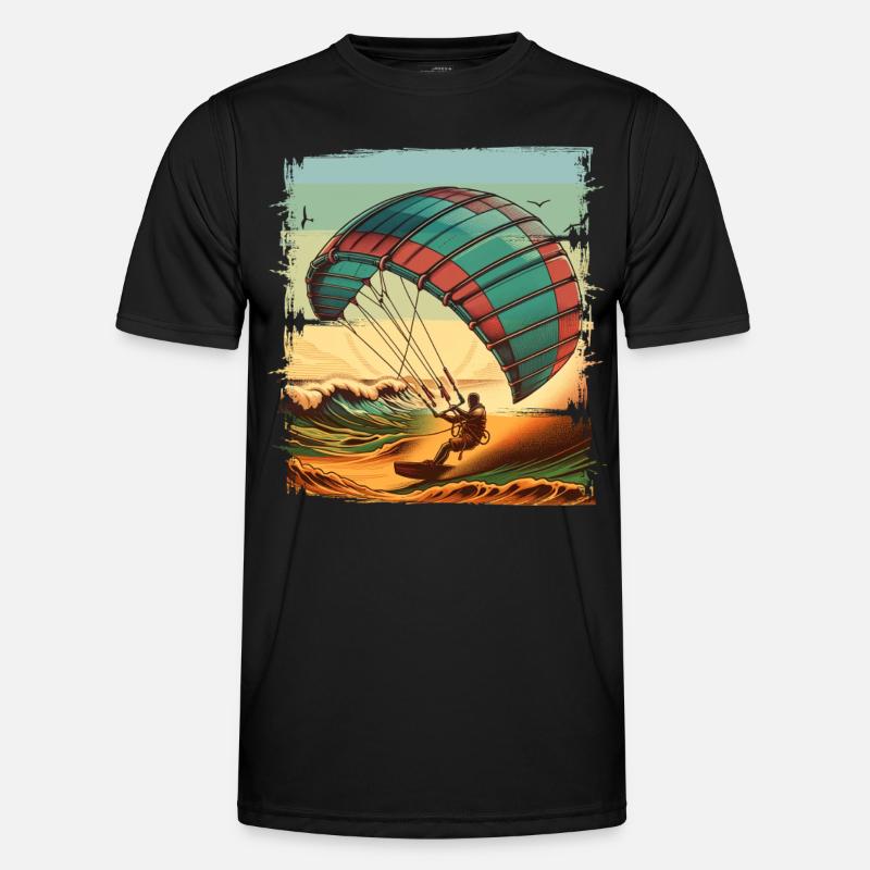 Kitesurf Kitesurfer Kiteboard T-shirt sport Homme