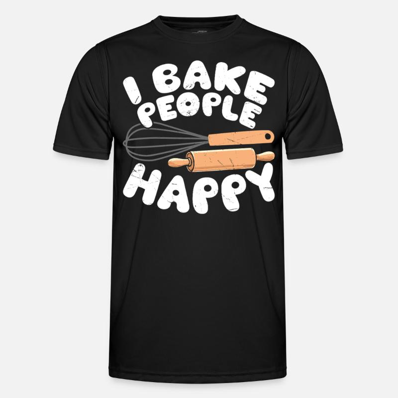 Baking Baker Bakery - Men's Functional T-Shirt - black