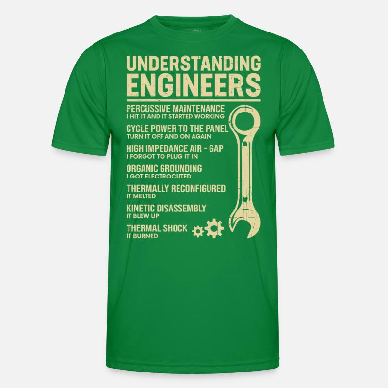 UNDERSTANDING ENGINEERS Men's Functional T-Shirt