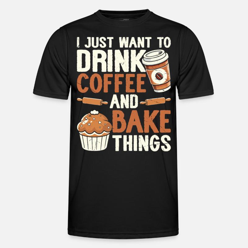 Baking Baker Bakery - Men's Functional T-Shirt - black