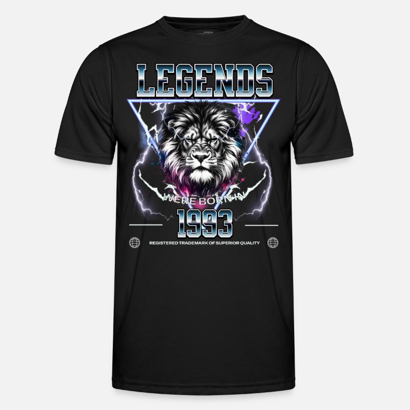 1993 Birthday Legend Leo - Men's Functional T-Shirt - black