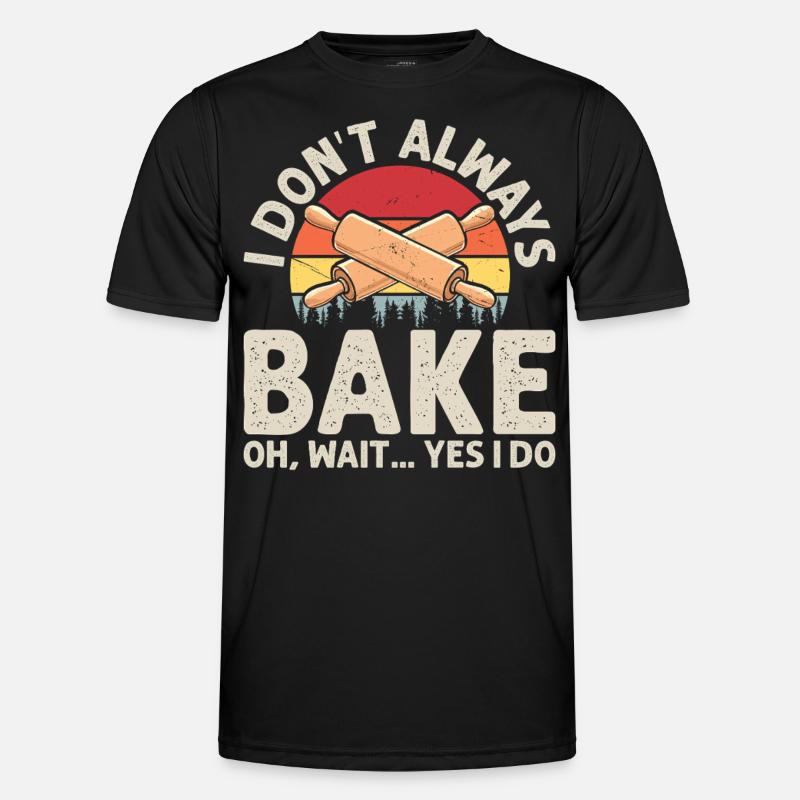 Baking Baker Bakery - Men's Functional T-Shirt - black