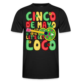 Cinco De Mayo - Men's Functional T-Shirt - black - Front - AI Model Male 178 dark (178cm)