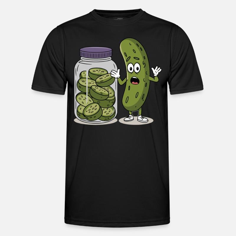 Gurke Männer Funktions-T-Shirt