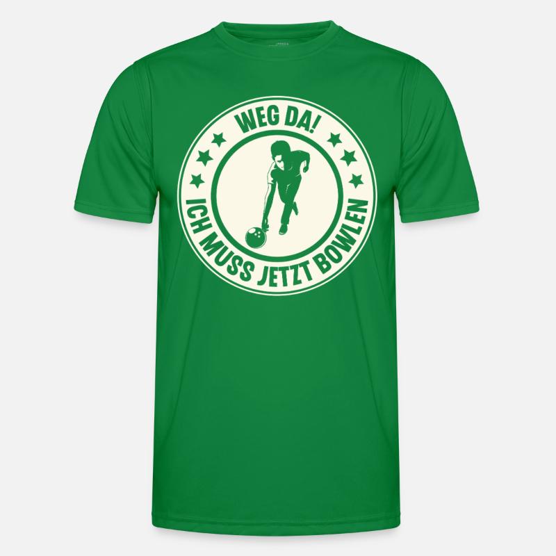 Bowling Männer Funktions-T-Shirt