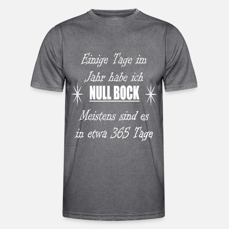 Nullbock Design Männer Funktions-T-Shirt
