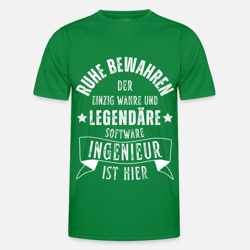 Legendärer Softwareingenieur ist hier Beruf Männer Funktions-T-Shirt