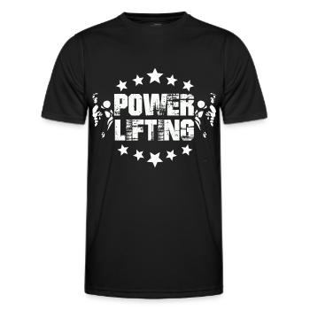 Power Lifting Musculation Sport cadeau - T-shirt sport Homme - noir - Devant - AI Model Male 178 dark (178cm)