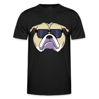 Colorbulls Conti Bulldoggen Continental Bulldogs - T-shirt sport Homme - noir - Devant - AI Model Male 178 dark (178cm)