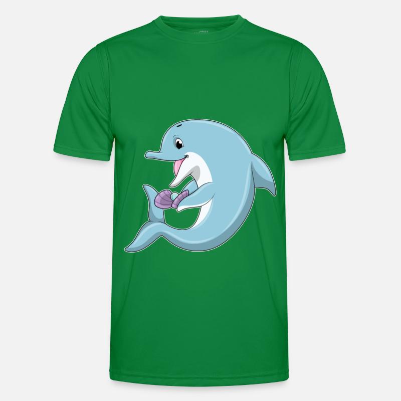 Dauphin avec perle T-shirt sport Homme