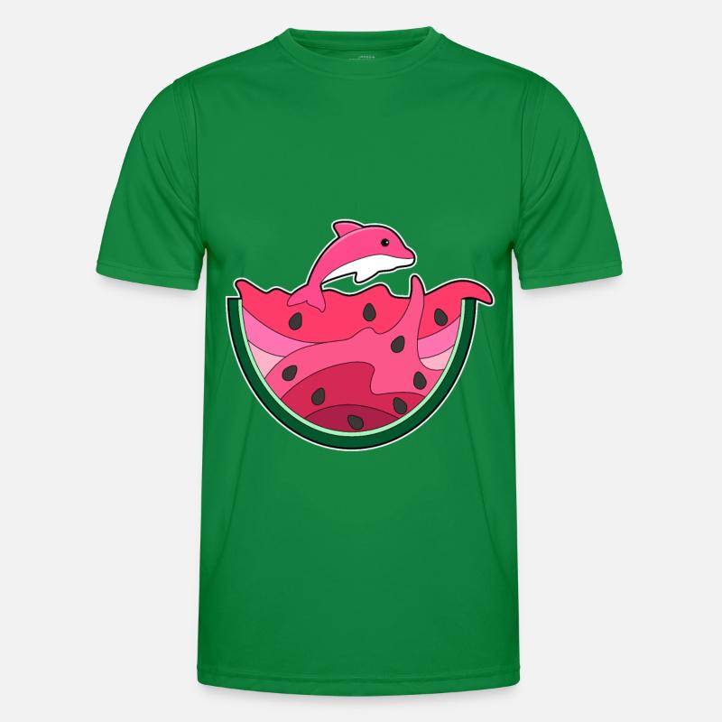 Dauphin à la pastèque T-shirt sport Homme