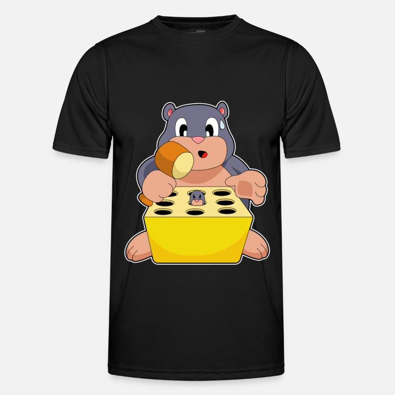 Mole Game - Men's Functional T-Shirt - black